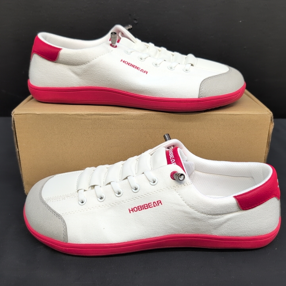 Hobibear Sorrel Barefoot Lightweight Minimalist Women's Shoes EU 44 White Pink